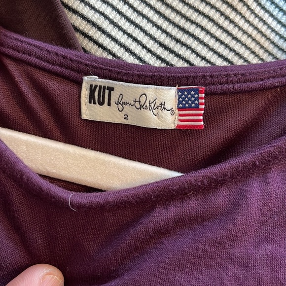 Plum modest dress - Picture 3 of 3